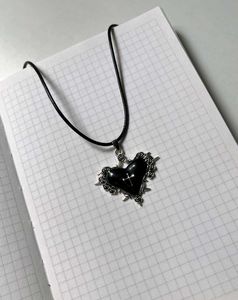 Gothic Heart Pendant Necklace