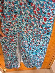 Chic Printed V-Neck Midi Dress