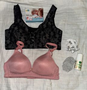 🍼Nursing / Feeding Bra 👩‍🍼- Black and Pink