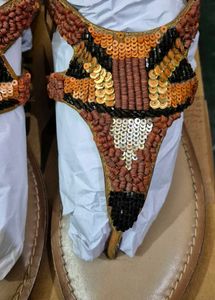 Branded women Beaded Fox Design Sandal in siz