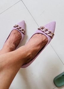 Pink Shimmer Pumps