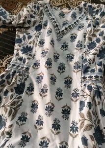 Elegant Floral Print Kurta Set with Dupatta