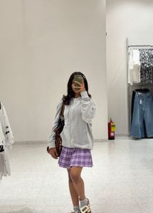 Cute Plaid Mini Skirt