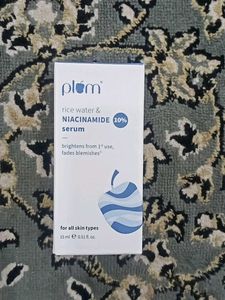Plum Rice Water & Niacinamide Serum