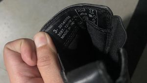 M&amp;S Black Leather Ankle Boots