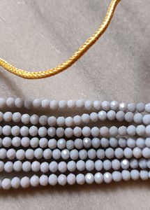 New,Gray Color , Crystal Choker...