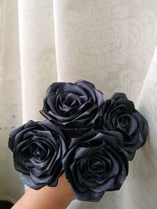 Black Satin Rose |1 Piece