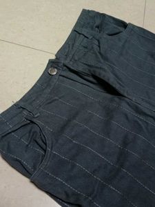Striped Casual Jean