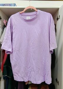 Lilac Oversized T-Shirt juneberry