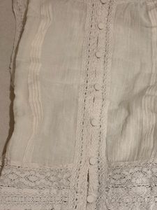 ZARA lace sleeveless blouse