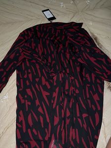 Chic Print Wrap Dress