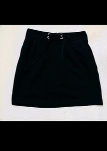 Classy Black Skirt Adjustable Waist