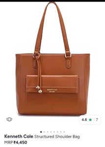 Kenneth Cole Brown Tote Bag