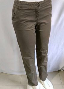 Women's Brown Casual Pants Sz 32 Excellent Condi