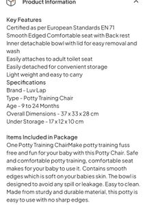 LuvLap 2-in-1 Potty Training Seat new