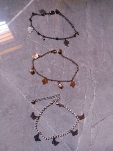 Leaf &amp; Butterfly Charm Bracelets