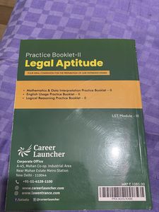 Legal Aptitude Practice Booklet II