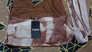 Stylish Brown Halter Neck Top