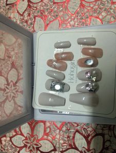 Press-On Nails with Gems