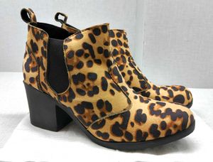 Stylish Leopard Print Ankle Boots