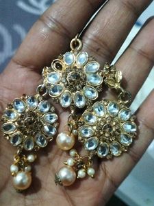 Exquisite Pearl &amp; Kundan Bridal Set