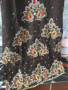 New Elegant customised Brown Kurta with Embroidery