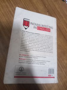 Indian Writing In English Calicut University Textbook 5th Semester