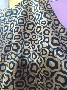 Girl's Black Net Gown
