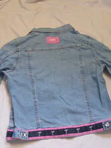 Denim Jacket with Cocktail Ribbon