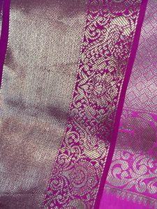 new Elegant Cream Silk Saree with blouse piece