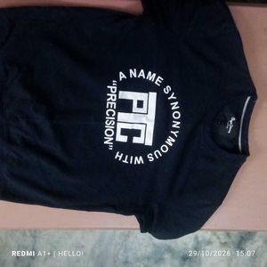 Pepe Jeans Black Graphic T-Shirt