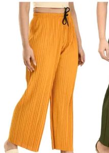 Stylish Mustard Yellow Pants, palazzo
