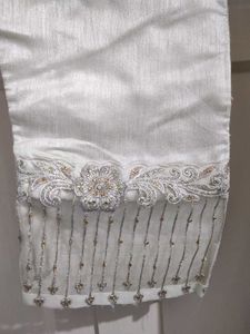 Elegant White Embroidered Kurta