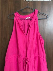 Bright Pink Sleeveless Dress
