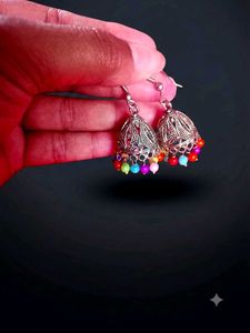 combo oxidised earring, studs and finger ring set
