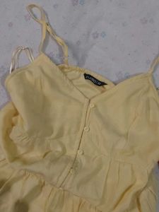 Yellow Tiered Maxi Dress