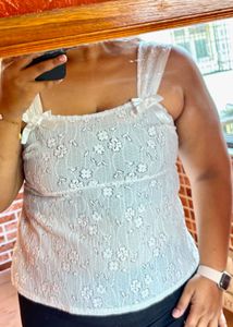Savana Sheer Lace Top