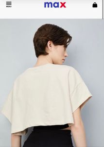 Oversized Crop T-shirt