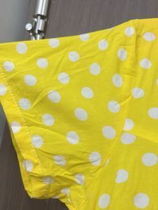 Yellow Polka Dot Top