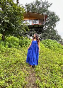 Vibrant Blue Maxi Dress