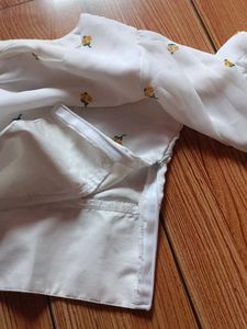 ❗SALE❗Yellow Phool Crop Top 💛