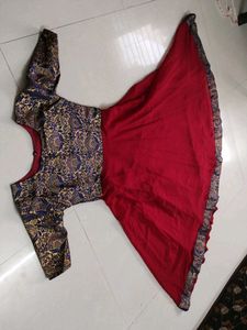 Red Anarkali Gown