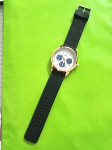 Mens Stylish Rose Gold Chronograph Watch