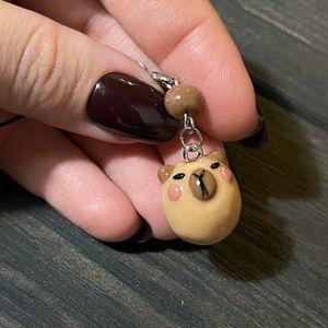 DISCOUNT ⏩ Capybara Clay Keychain