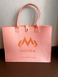 Stylish Pink Felt Tote Bag