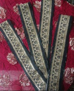 sabhyasachi style border lace 4 metres