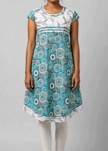 Boho Chic Mandala Print Kurti cum Dress