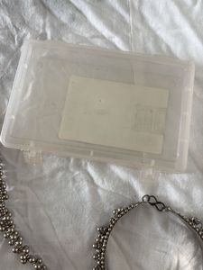 Oxidized Silver Necklace &amp; Earring Set