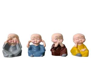 Colorful 8 Piece Laughing Budha...
