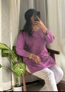 The Purple Paradigm Short Kurti 💜